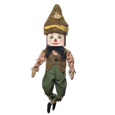 Gallerie Ii Tobias Scare Crow Joe Spencer Gathered Traditions Soft Art Doll Fall Autumn Halloween Ha In Multi