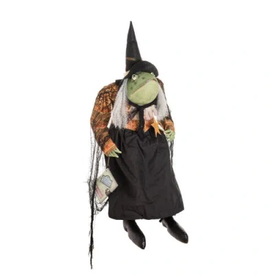 Gallerie Ii Winifred Toad Frog Witch Halloween Joe Spencer Gathered Traditions Figurine In Black