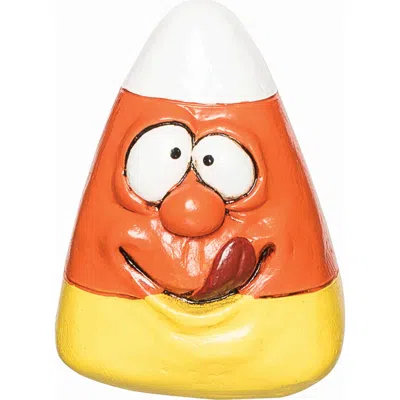 Gallerie Ii Yummy Face Candy Corn Halloween Small Figurine In Orange