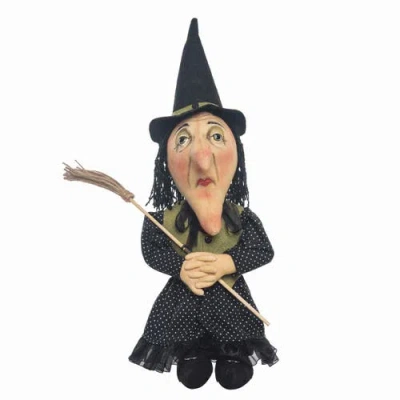 Gallerie Ii Zinnia Witch Halloween Art Doll In Multi