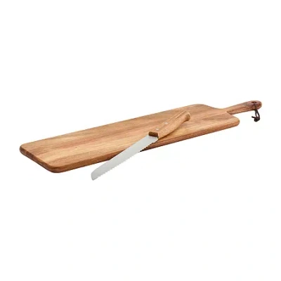 Gallery 2-pc. Wood Cheese Board Set In Brown
