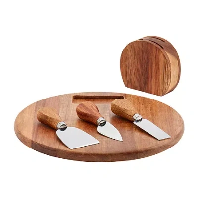 Gallery 5-pc. Wood Cheese Board Set In Brown