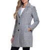 Gallery A-line Coat In Blue