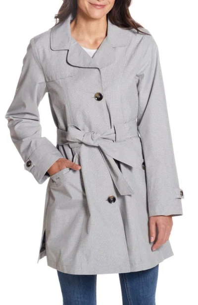 GALLERY GALLERY BELTED RAINCOAT