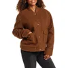 Gallery Bouclé Jacket In Brown