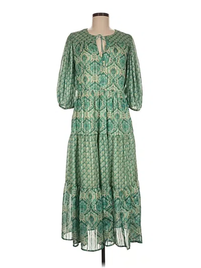 Pre-owned Gallery Casual Dress In Green