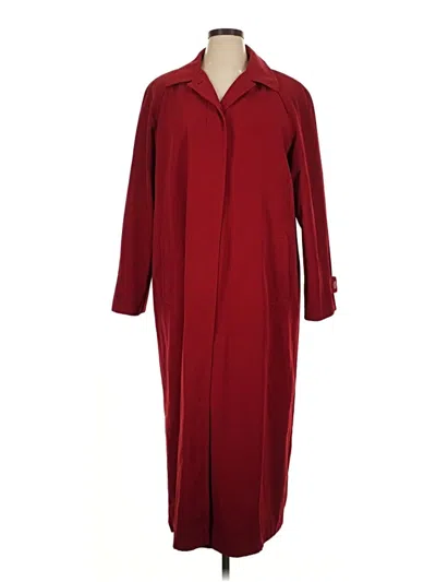 Pre-owned Gallery Coat In Burgundy