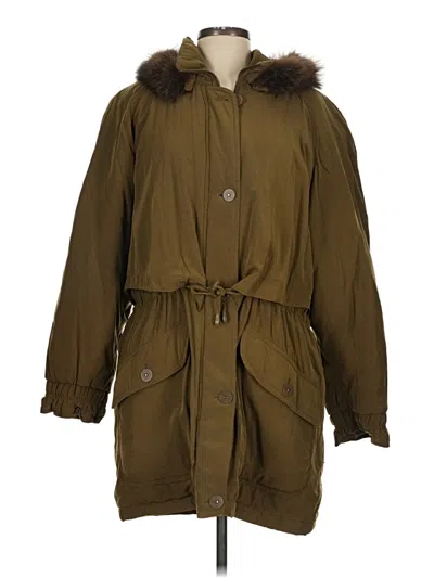 Pre-owned Gallery Coat In Green