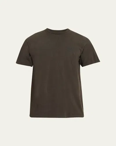 Gallery Department Men's Cotton Jersey Logo-back Crewneck T-shirt In Black