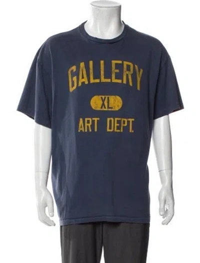 Pre-owned Gallery Dept. 2023 Graphic Print T-shirt In Blue