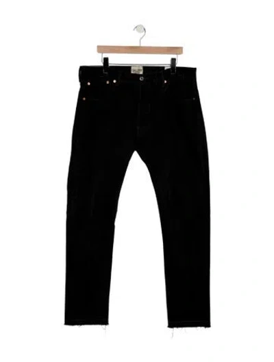 Pre-owned Gallery Dept. 5001 Straight-leg Jeans In Black
