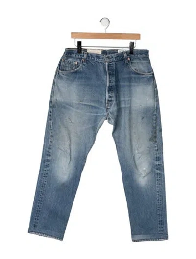 Pre-owned Gallery Dept. 5001 Straight-leg Jeans In Blue