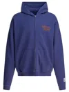 Gallery Dept. Long-sleeved Zip-up Sweatshirt In Black