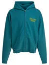 Gallery Dept. Long-sleeved Zip-up Sweatshirt In Blue