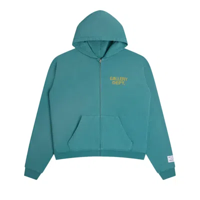 Pre-owned Gallery Dept. 90's Full Zip 'vintage Teal' | Blue | Men's Size Xxl