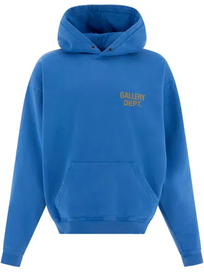 Gallery Dept. 90's Gd-logo Hoodie In Blue