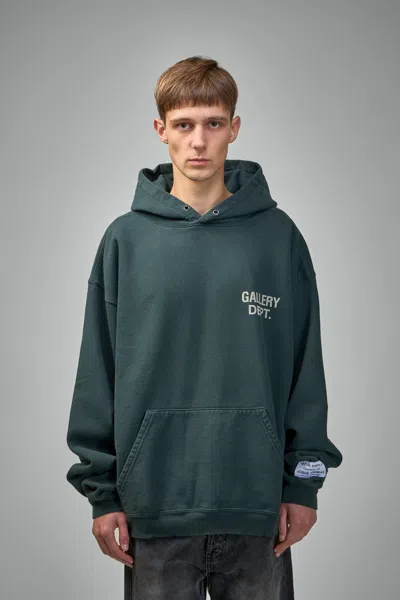 Gallery Dept. 90's Logo Hoodie In Green
