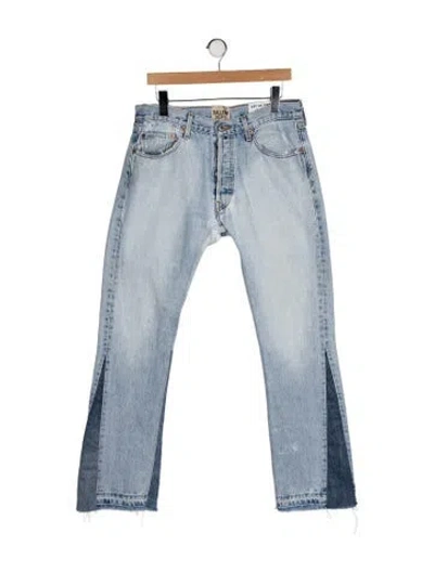 Pre-owned Gallery Dept. 90210 Straight-leg Jeans In Blue