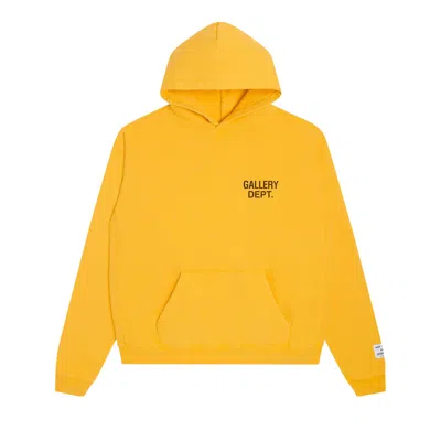 Pre-owned Gallery Dept. 90s Gd Logo Hoodie 'gold' | Men's Size Xxl