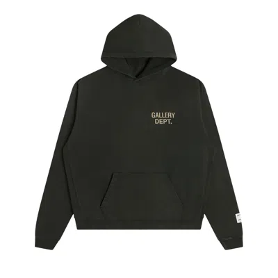 Pre-owned Gallery Dept. 90s Gd Logo Hoodie 'vintage Black' | Men's Size Xl