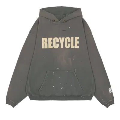 Pre-owned Gallery Dept. 90s Recycle Hoodie 'black'