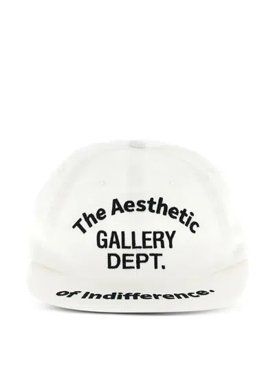 Gallery Dept. Aesthetic Of Indifference Embroidered Cap In White