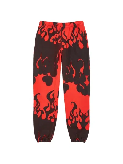 Gallery Dept. Ak Flame-print Track Pants In Red