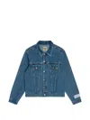 Gallery Dept. Andy Logo-print Washed Denim Jacket In Blue