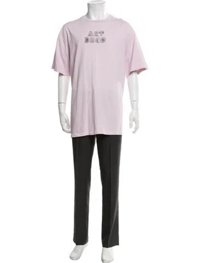Pre-owned Gallery Dept. Art Deco Graphic Print T-shirt In Purple