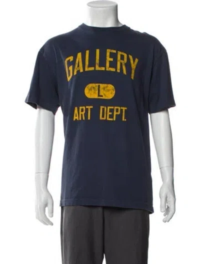 Pre-owned Gallery Dept. Art Dept Graphic Print T-shirt In Blue