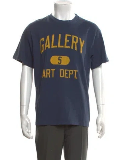 Pre-owned Gallery Dept. Art Dept. Graphic Print T-shirt In Blue