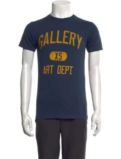 Pre-owned Gallery Dept. Art Dept. Graphic Print T-shirt In Blue