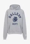 Gallery Dept. Hooded Grey Sweatshirt With Bold Graphic Print In Gray