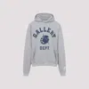 Gallery Dept. Hooded Grey Sweatshirt With Bold Graphic Print In Heather Grey