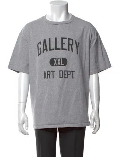 Pre-owned Gallery Dept. Art Dept Logo Graphic Print T-shirt In Grey