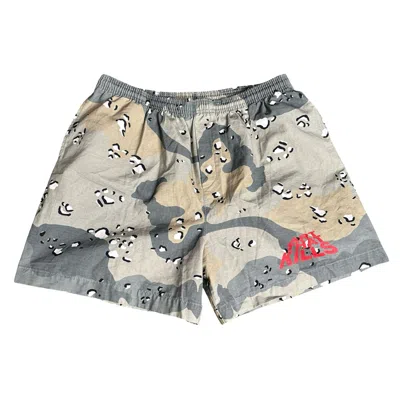 Pre-owned Gallery Dept. Art That Kills Camo Shorts 'camo' | Grey | Men's Size S In Gray