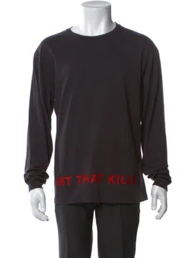 Pre-owned Gallery Dept. Art That Kills Crew Neck T-shirt In Black