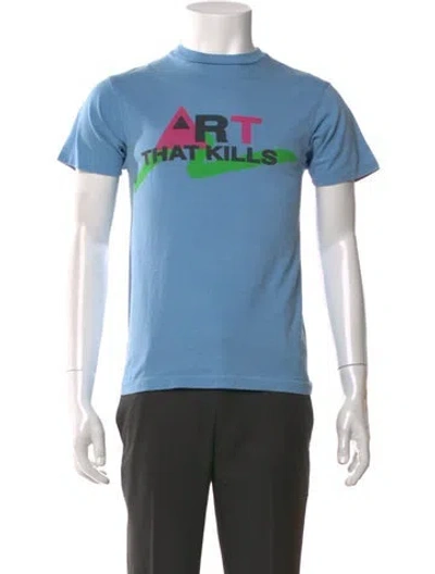 Pre-owned Gallery Dept. Art That Kills Graphic Print T-shirt In Blue