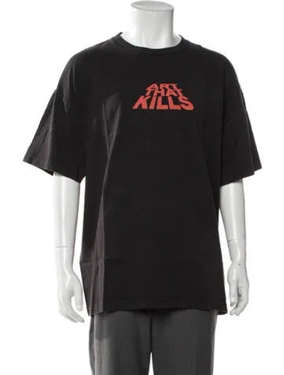 Pre-owned Gallery Dept. Art That Kills Graphic Print T-shirt In Grey