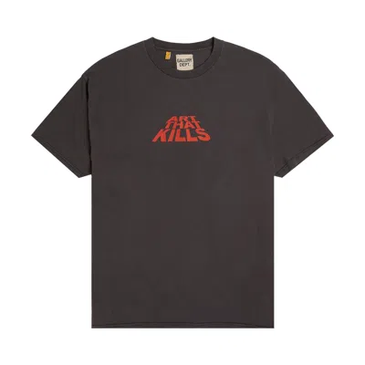Pre-owned Gallery Dept. Art That Kills Stack Logo Tee 'vintage Black' | Men's Size Xl