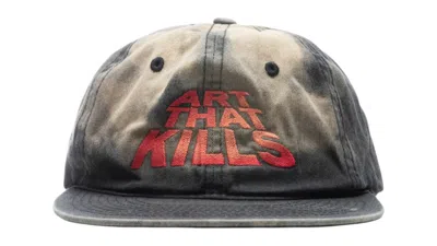 Pre-owned Gallery Dept. Art That Kills Sun Faded Hat In Faded Black