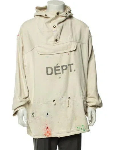Pre-owned Gallery Dept. Artisté Anorak Graphic Print Jacket In Neutrals