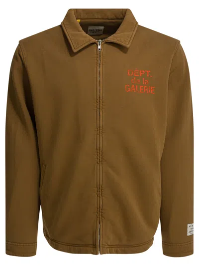 Gallery Dept. Beige Cotton Jacket In Green