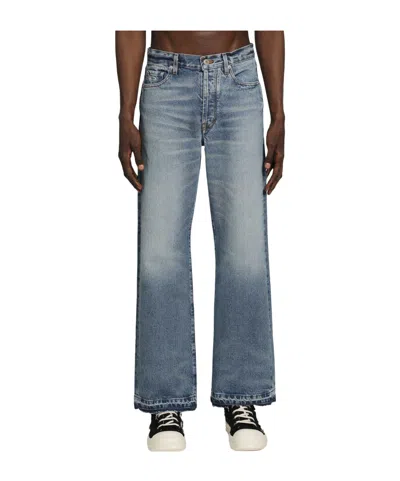 Gallery Dept. Belt-loop Jeans In Blue