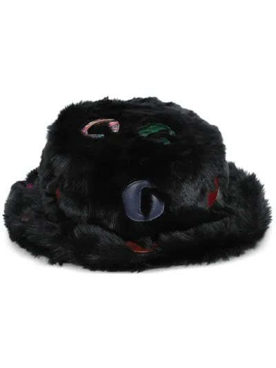 Gallery Dept. Big Fur Hat In Black