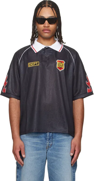 Gallery Dept. Black Japan Jersey In Blue