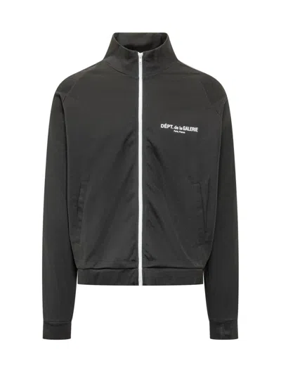 Gallery Dept. Black Mock Collar Sweatshirt