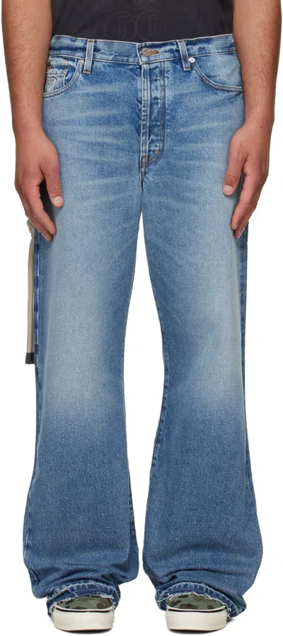 Gallery Dept. Wide-leg Jeans In Blue