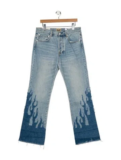 Pre-owned Gallery Dept. Blvd La Flare Bootcut Jeans In Blue