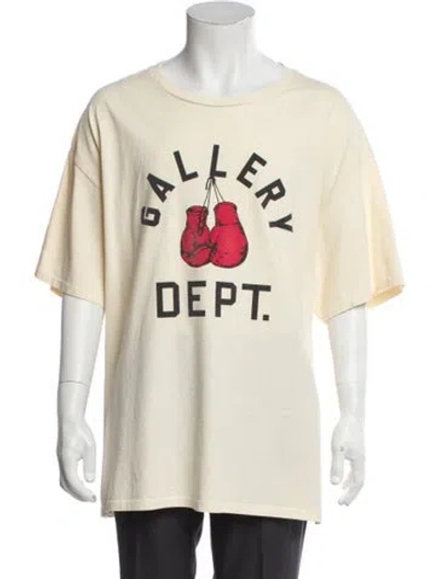 Pre-owned Gallery Dept. Boxing Graphic Print T-shirt In Neutral